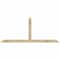 Ekena Millwork Portland Rough Sawn Timber Gable Bracket, Douglas Fir, 84"W x 35"H x 2"D x 4"F, 10/12 Pitch GBW084X35X0204POR00RDF - alternate 1
